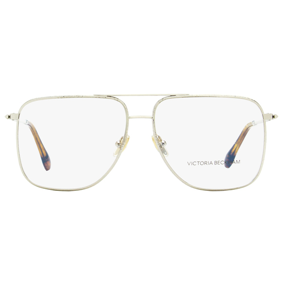 Victoria Beckham Navigator Eyeglasses VB2112 040 Silver/Brown 58mm 2112 - Picture 2 of 2